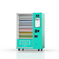 Máquina Expendedora Automática de Bebidas y Aperitivos Operada con Tarjeta de Crédito, con Pantalla Inteligente de 21.5 Pulgadas, para Uso en Centros Comerciales, Integración SDK