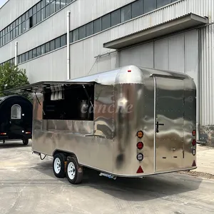 Chariot de vente ambulant populaire en UE de 4 mètres pour hamburgers, snacks, café et glaces, à vendre - Product Image 1