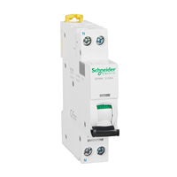 Interruptor Automático Schneider MCB Acti9 Pro Serie C120 IDPNH C10A 10kA Tipo H-10kA 1P+N 2A-40A Curva C Curva D 230V 1 Año de Garantía