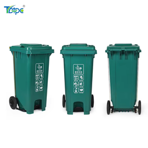 <span class=keywords><strong>Bidone</strong></span> della Spazzatura in Plastica da Esterno da <span class=keywords><strong>120</strong></span> <span class=keywords><strong>Litri</strong></span> con Pedale, Contenitore Ecologico - Product Image 3