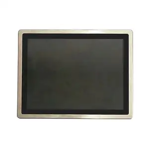 Full IP65 Waterproof Touch Screen Stainless Steel Enclosure Optical Boding LCD Monitor Industrial 15 inches