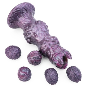 Monster Ovipositor <b>Dildo</b> Silicone Push Eggs Intense Orgasm Versatile Hollow <b>Dildo</b> Vagina Trainer for Submission Kink Exploration - Product Image 3