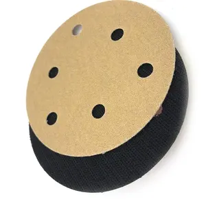 Aluminum Oxide Hook And Loop Adhesive Sanding Disc Sandpaper For Random Orbital Sander
