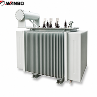 Transformateur de puissance immergé dans l'huile Wanbo-508 S11 35kV, bobinage en cuivre OLTC, ONAN Dyn11, IEC 60076, kVA personnalisé