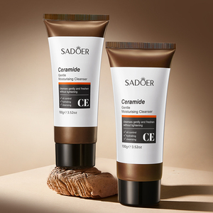 SADOER Venta al por mayor OEM ODM Productos cosméticos coreanos Lavado DE <span class=keywords><strong>CARA</strong></span> Hidratante Ceramida Limpieza facial Suave limpia <span class=keywords><strong>la</strong></span> <span class=keywords><strong>cara</strong></span> - Product Image 5