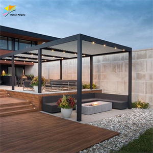 <span class=keywords><strong>Toldo</strong></span> Automático de Aluminio para Exteriores, Ecológico, con Recubrimiento en Polvo, para Patio, Balcón, Terraza, Gazebo, Arcos, Puentes, Pérgola - Product Image 1