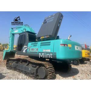 Excavadora original Kobelco Sk480 usada Kobelco Sk 480, excavadoras sobre orugas, precio bajo a la venta, grande, 48 toneladas, buena calidad, barata - Product Image 2