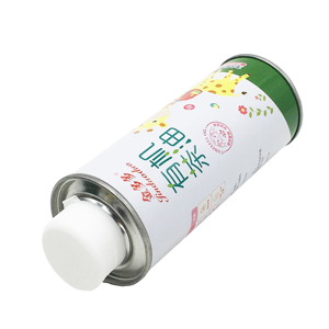 Boîte métallique vide pour huile comestible, impression personnalisée, capacité 0,25 l (250 ml), avec couvercle en PE, en vente - Product Image 3