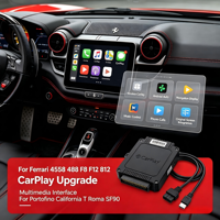 Écran multimédia sans fil CarPlay pour Ferrari 458 488 F8 Portofino Roma SF90, installation facile, CarPlay sans fil, autoradio Apple