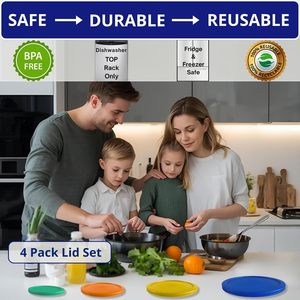 Tapas de Plástico PE para Latas y Botellas - Accesorios Ecológicos para Bar y Cocina con Certificación CE/Lfgb para Cerveza, Refrescos y Bebidas - Product Image 2