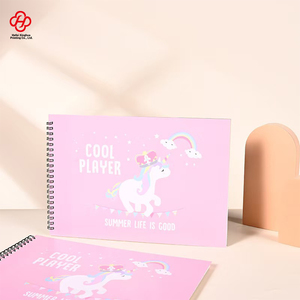 Spirale A4 Art libro illustrato in bianco per gli studenti della scuola materna pennarello disegnato a mano libro di disegno Non trasparente per ragazzi <span class=keywords><strong>ragazze</strong></span> - Product Image 3