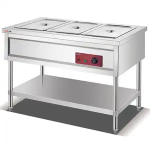 commercial electrical food warmer restaurant supplier insulated set dish display Marie top quality steam table