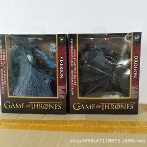 McFarlane Cho Trò Chơi <span class=keywords><strong>Thrones</strong></span> Rồng Băng Rồng Đen Mô Hình Hình Chất Lượng Tốt Di Động Đồ Trang Trí Đóng Hộp Động Vật Chủ Đề Phụ Kiện Onyx - Product Image 2