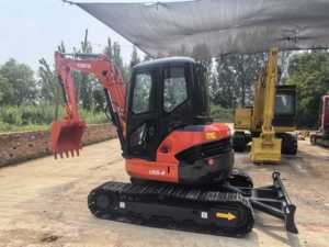 รถขุดขนาดเล็ก Kubota U55-4 มือสองสภาพดี พร้อมหัวหนีบ 5 ตัน กำลังลดราคา - Product Image 6
