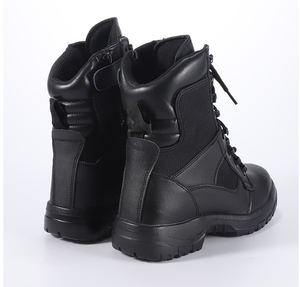 Botas de Trabajo TSC0106, de Cuero, con Puntera y Plantilla de Acero, Impermeables, Resistentes a Ácidos, Tipo Combate, Económicas - Product Image 4