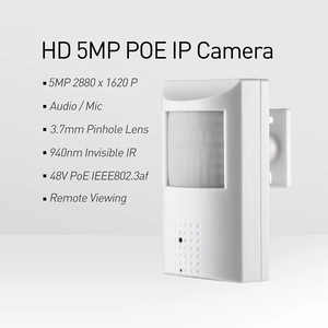 Gece görüş kızılötesi hareket PIR sensörü ve 3.7mm Supercone iğne deliği ile fabrika fiyat IP IP kamera CCTV Lens muhafaza - Product Image 2