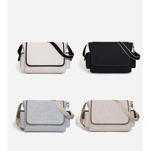 กระเป๋าถือผ้าแคนวาสขนาดใหญ่สำหรับทำงานหรือไปโรงเรียน, กระเป๋าสะพายข้างผู้หญิง, กระเป๋าสะพายไหล่เดี่ยว, กระเป๋าช้อปปิ้งผู้หญิง - Product Image 3