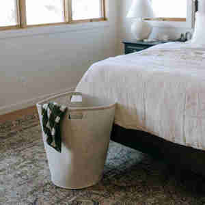 Cảm thấy giặt Giỏ quần áo nhà cản trở với thiết kế đơn giản gấp giỏ lưu trữ cho phòng tắm sử dụng - Product Image 2