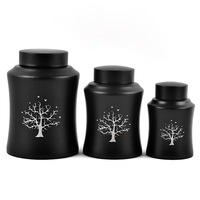 Urna de Acero Inoxidable para Mascotas, Perros y Gatos, Sellada, para Guardar Cenizas, Recuerdo Conmemorativo