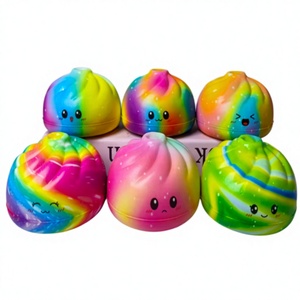 JK Wholesale Popular EVA Anti-Stress Stretchy <strong>Stuffed</strong> Steamed Dumplings Toy Small Steamed <strong>Bun</strong> Squishy Taba Squishy For Kids - Product Image 4