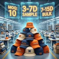 Gorras de Golf y Moto Personalizadas XIANKE con Logotipo Bordado en 3D, Estilo Hip Hop, Transpirables, Impermeables, de Corona Alta, para Motociclistas