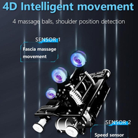 Fauteuil de massage OEM ODM noir à gravité zéro, fauteuil inclinable Shiatsu pour le corps entier