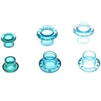 Oeillets en plastique personnalisés de 8 mm, ronds, colorés, noirs, transparents, pour chaussures, rideaux, sacs