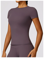 Offres Spéciales été produits populaires 2024 femmes taille blanc plaine T-Shirt été nouvelles femmes mode vêtements Sport T-shirt à manches courtes