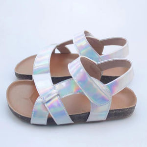 Sandales de plage en toile pour bébé, garçons et filles, pantoufles inspirées de styliste, sacs en toile, chaussures en cuir à la mode OEM - Product Image 3