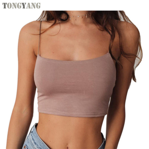 TONGYANG Hauts sexy pour femmes, débardeur d'entraînement d'été, bralette de fitness, <span class=keywords><strong>bustier</strong></span>, haut sans manches, camisole, <span class=keywords><strong>crochet</strong></span>, crop top, bralet - Product Image 1