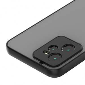 Funda Protectora para Teléfono Oppo <span class=keywords><strong>Realme</strong></span> C35, Delgada, con Borde de TPU Resistente a Golpes, Color Mate Ahumado - Product Image 5