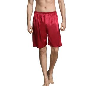 Pantalones de dormir suaves de verano para <span class=keywords><strong>hombre</strong></span> Pantalones de <span class=keywords><strong>pijama</strong></span> cortos de satén de seda Pantalones de salón - Product Image 1