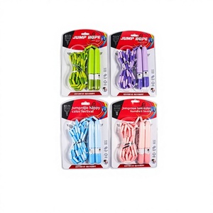 Nouvelle corde à sauter rapide personnalisable en bambou pour enfants, idéale pour les élèves du primaire et du collège, pour le sport et le fitness. - Product Image 2