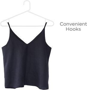 Porte-vêtements multifonctionnel en plastique ABS blanc robuste et de haute qualité, organisateur de garde-robe à un seul niveau, livraison gratuite - Product Image 2
