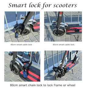 <span class=keywords><strong>Cadenas</strong></span> Alarme Étanche OEM pour Moto et Vélo Électrique avec Chaîne de Sécurité et Contrôle par Application Smartphone - Product Image 3
