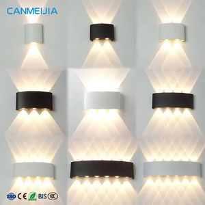 CANMEIJIA IP65 Lámpara de Pared Impermeable para Interiores y Exteriores/Aplique de Pared para Exteriores/Luz de Pared LED - Product Image 1