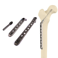 Plaque de fixation DHS Canwell à 135 degrés, vis de hanche dynamique DHS, vis de lag DHS DCS, plaque pour fracture proximale du fémur