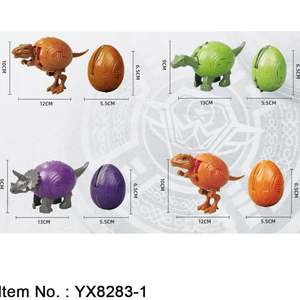 Juego de Juguetes de Huevos de <span class=keywords><strong>Dinosaurio</strong></span> Transformables 2022, Cápsula de Regalo, Juguete de <span class=keywords><strong>Dinosaurio</strong></span> - Product Image 6