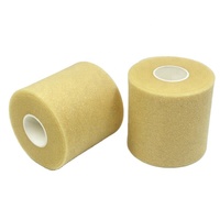 Bandage d'impression de coton hypoallergénique en mousse de 7cm de largeur pour les genoux athlétiques du coude et les chevilles échantillon gratuit ruban de sport