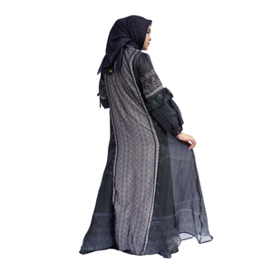 Vestido de mujer musulmana elegante de moda Premium Abaya Ceruti materiales personalizados transpirable atemporal elegante Premium - Product Image 6