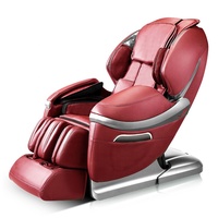 Silla de Masaje Sl-A80-1 de Lujo, Portátil, con Bolsas de Aire, Riel Extra Largo, Masaje Corporal Completo 4D, Gravedad Cero, con Calefacción