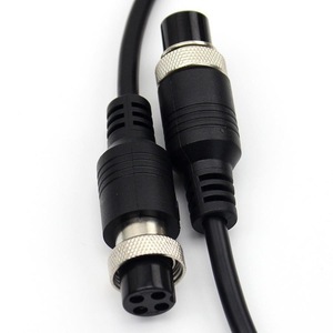 สายต่อปลั๊กการบิน M12 4 คอร์ 24AWG ทองแดงบริสุทธิ์ สำหรับส่งข้อมูลวิดีโอสำหรับกล้อง 1080P - Product Image 3