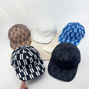 Cổ Điển Sang Trọng Thiết Kế Thương Hiệu Mũ Bóng Chày Tùy Chỉnh Tay Thêu Bông Sọc Có Thể Điều Chỉnh Kích Thước Phong Cách Thể Thao Vải - Product Image 1