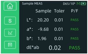 DS-60 전자 분광 광도계 색도계 색도계 0.01 디스플레이 정확도 지원 SCI + SCE 동시 측정 - Product Image 6