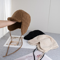 Gorro de Invierno Unisex con Forro de Sherpa y Orejeras, con Cordón Ajustable para Hombre y Mujer, Venta al Por Mayor