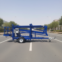 Nacelle élévatrice à flèche motorisée Honda OEM avec panier de sécurité pour personnel, 16m, 14m, 12m, 10m