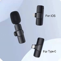 M21 inalámbrico 2,4G Lavalier micrófono en vivo Curso Web entrevista al aire libre grabación de vídeo corto Tik Tok receptor de sonido de vídeo