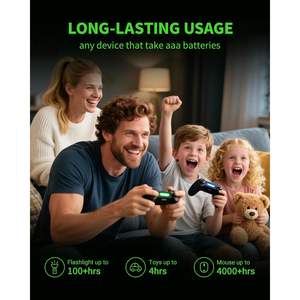 For EBL 16-Count <b>Rechargeable</b> AAA <b>Batteries</b> 1100mAh 1.2V Ni-MH Ready2Charge <b>Battery</b> Pack for Flashlights & Toys - Product Image 4