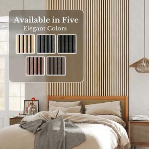 Panneaux muraux acoustiques en bois 3D <span class=keywords><strong>à</strong></span> lattes, <span class=keywords><strong>à</strong></span> <span class=keywords><strong>coller</strong></span>, absorbant le son, texture bois, panneaux décoratifs pour le design d'intérieur de bureau et de studio - Product Image 6