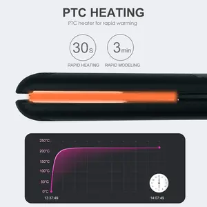 Kurds chuyên nghiệp tóc ép tóc bán buôn Titan Flat sắt biểu tượng tùy chỉnh tóc ép tóc